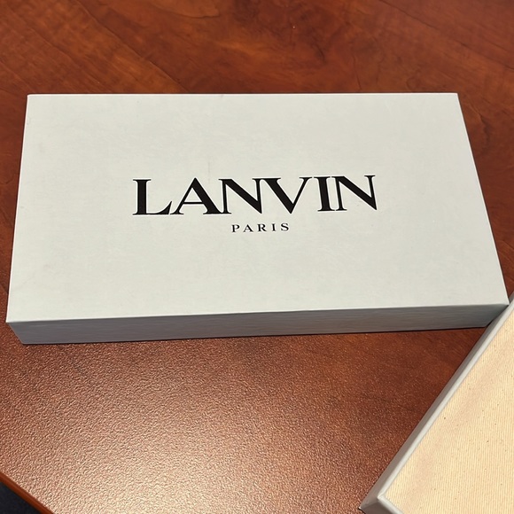 Lanvin Cardholder - Black w/Gold lettering and Hardware - Picture 6 of 8